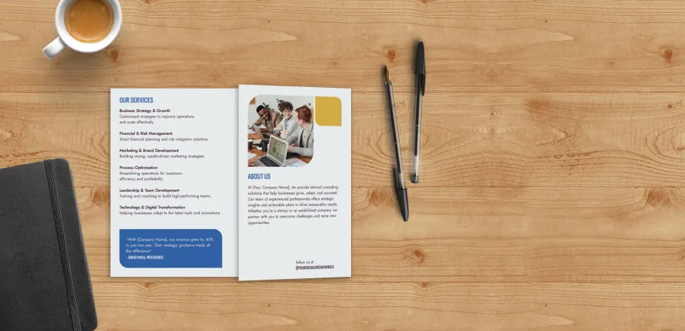 Brochure Flap Opening