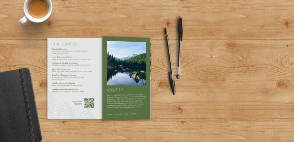 Brochure Flap Opening