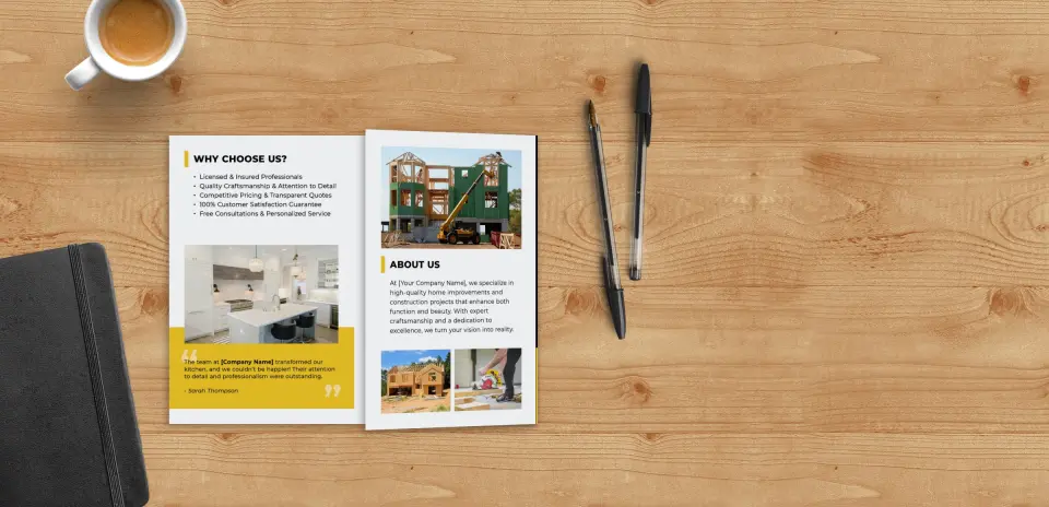 Brochure Flap Opening