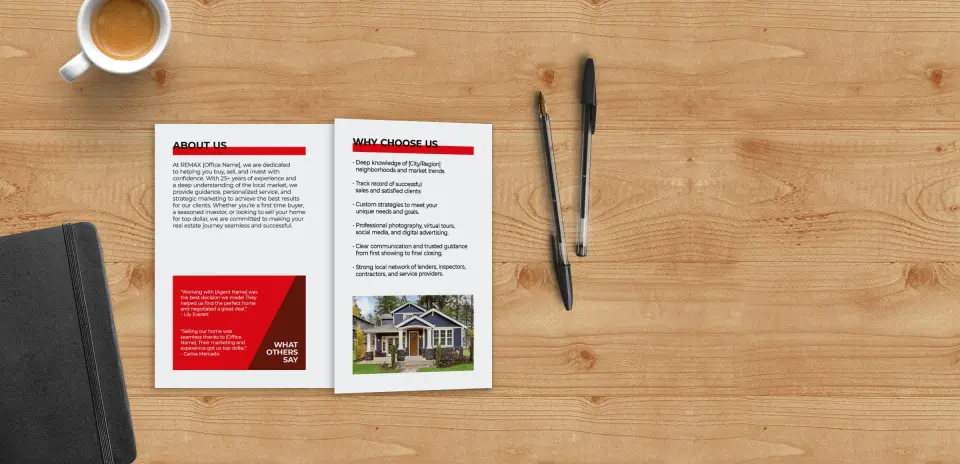 Brochure Flap Opening