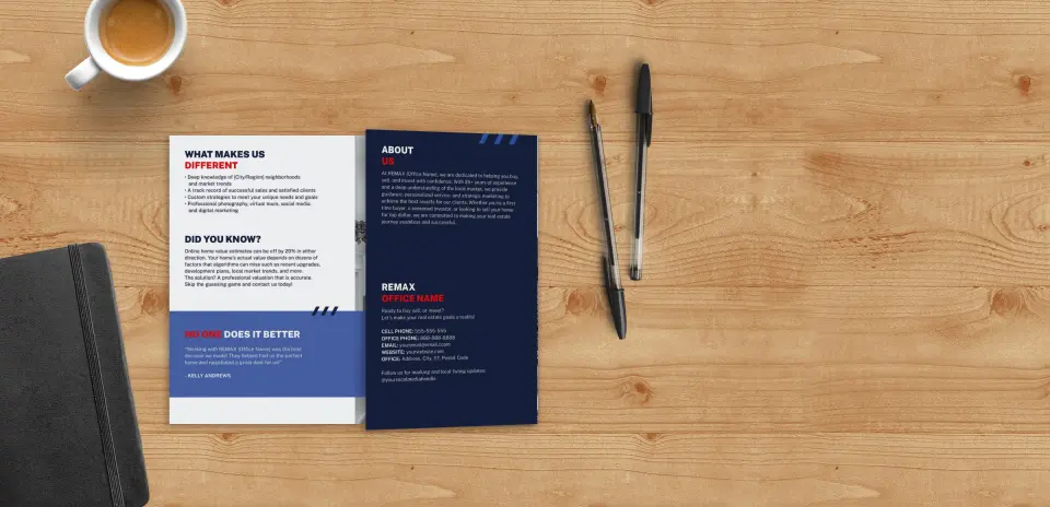 Brochure Flap Opening