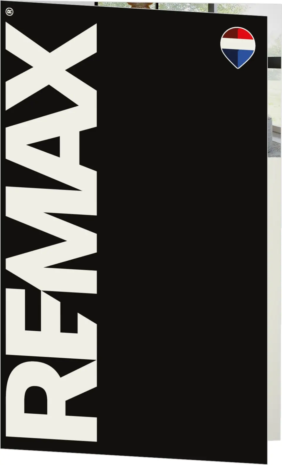 This is a 5" x 7⅞" Folded Brochure called REMAX Bold Contrast printed in full color