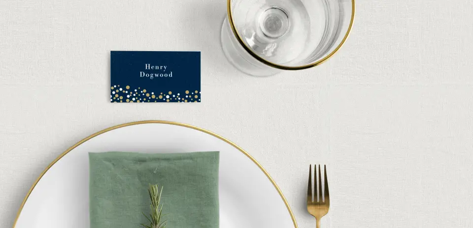 Tented Place Cards