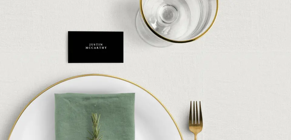 Tented Place Cards
