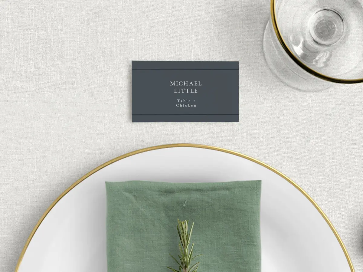 Tented Place Cards
