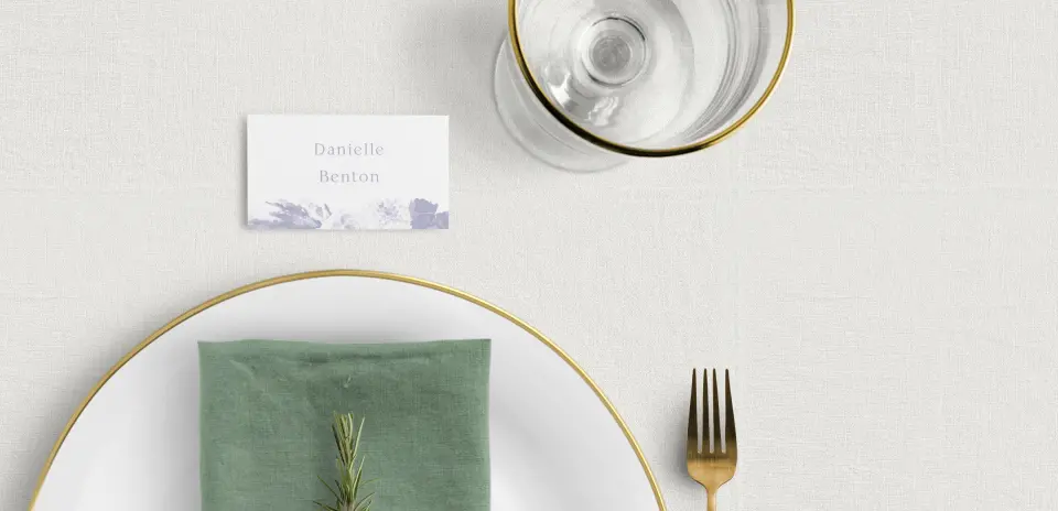 Tented Place Cards
