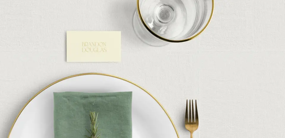 Tented Place Cards