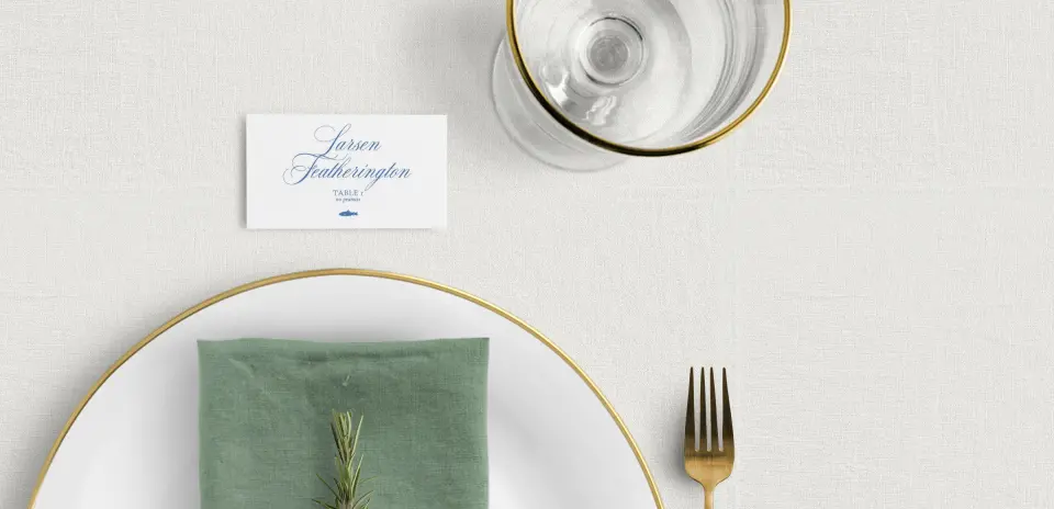 Tented Place Cards