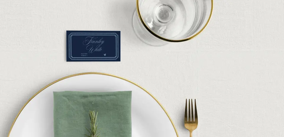 Tented Place Cards