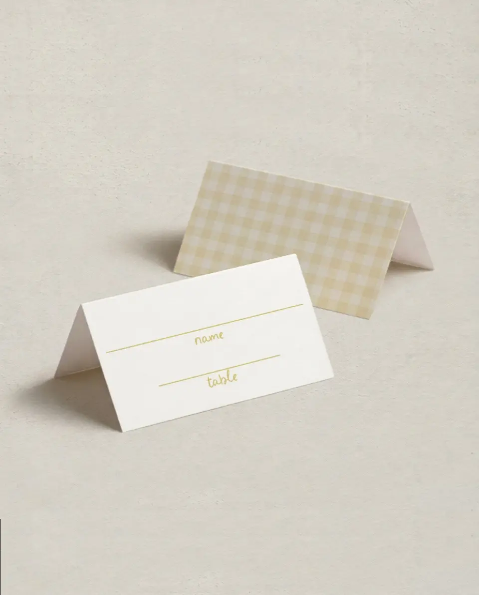 This is a 3½" x 2" Folded Bachelorette Party Table Décor called She Found her Honey printed in full color on Premium Smooth paper