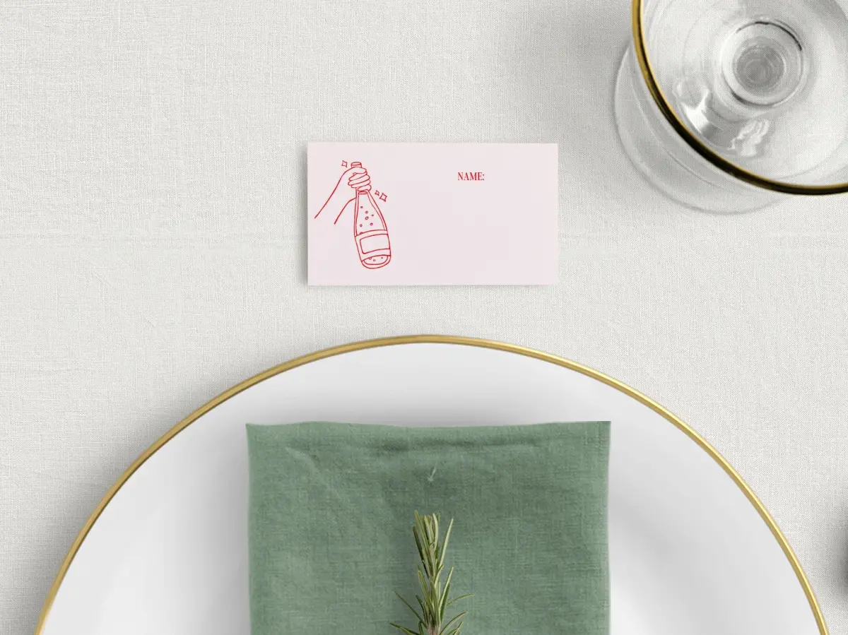 Tented Place Cards