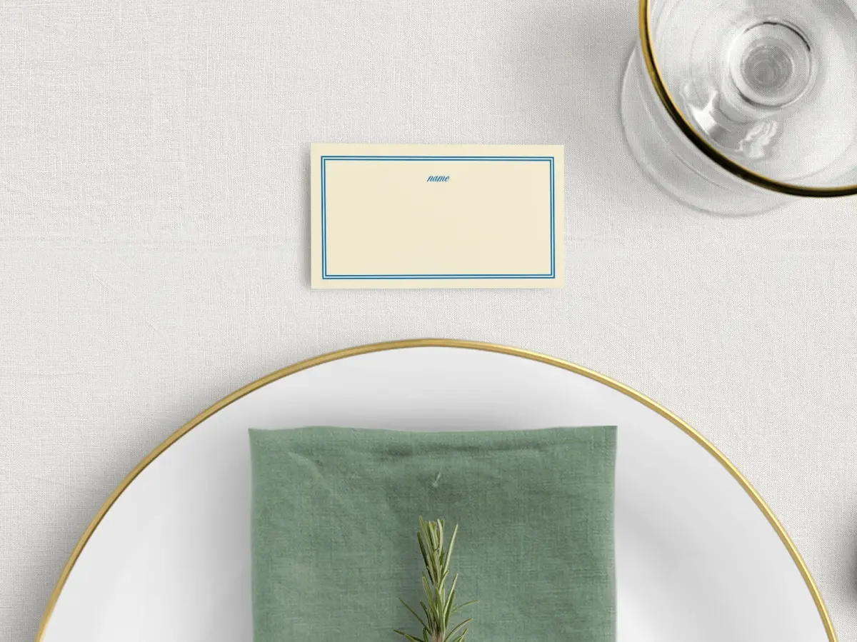 Tented Place Cards