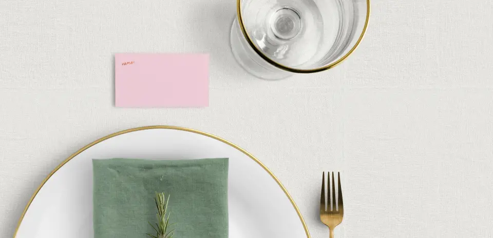 Tented Place Cards