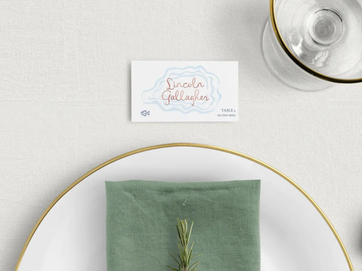 Tented Place Cards