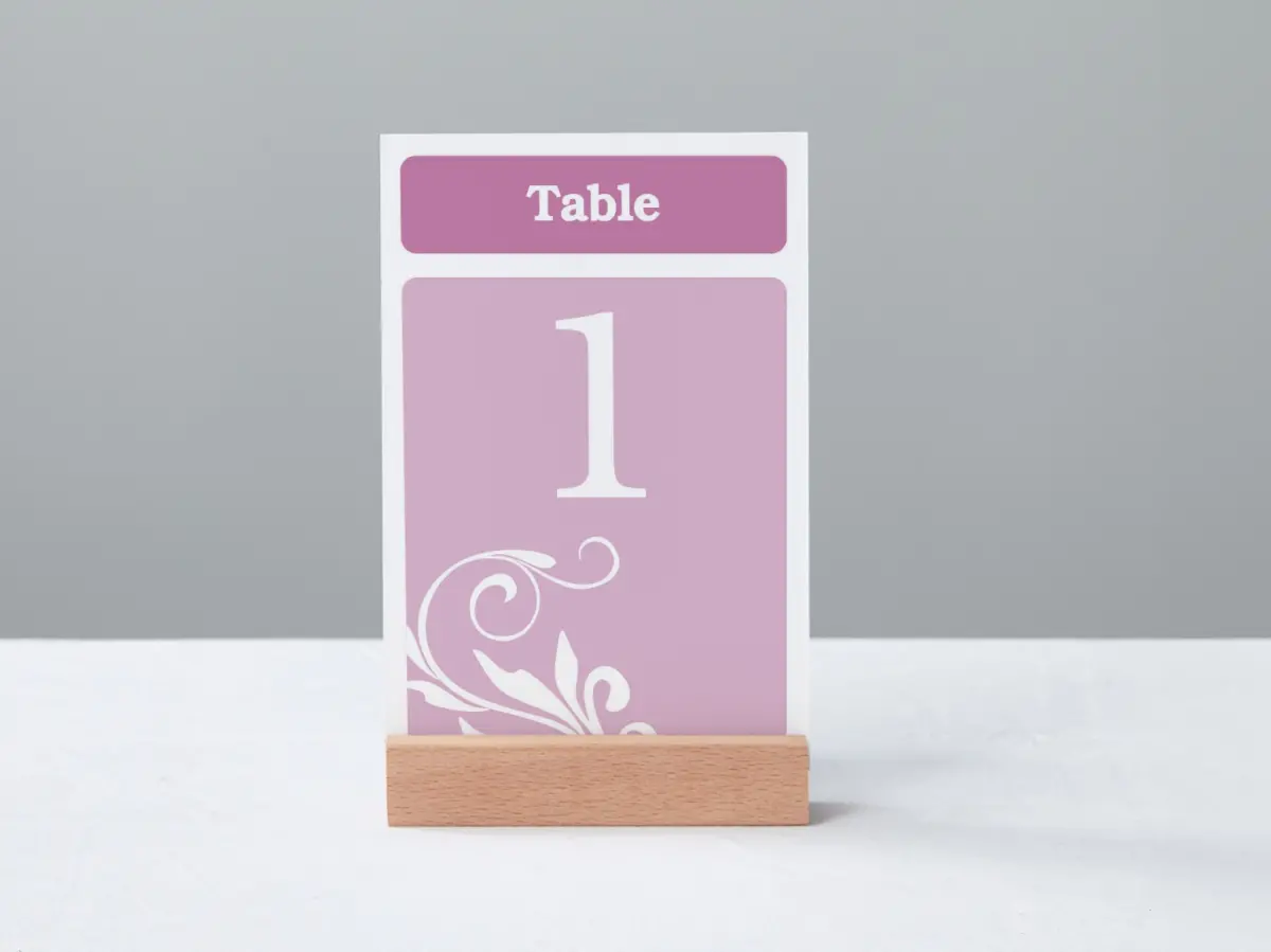 Table Number Into