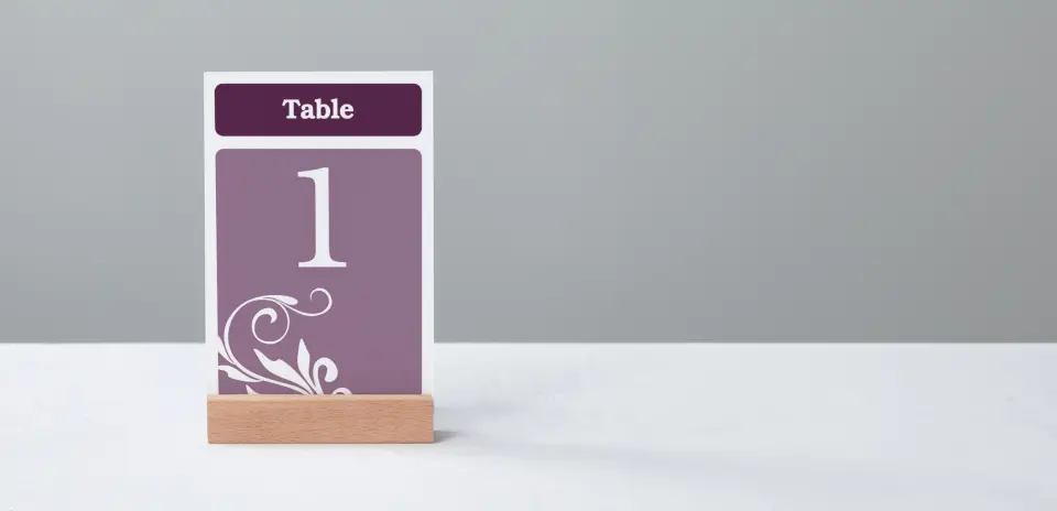 Table Number Into