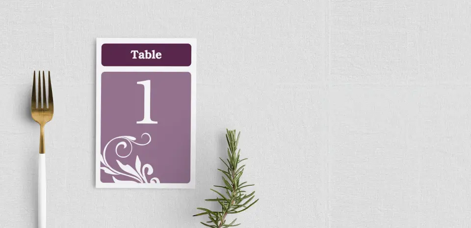 Table Number