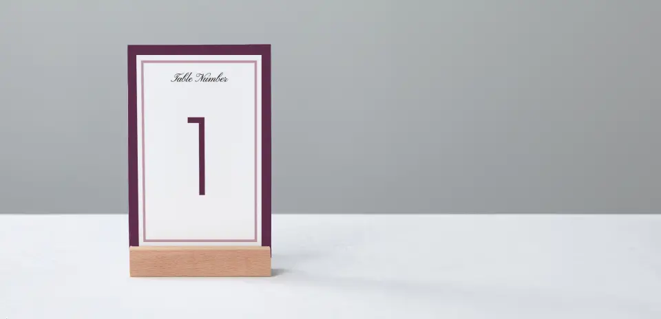 Table Number Into