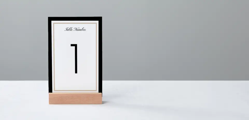 Table Number Into