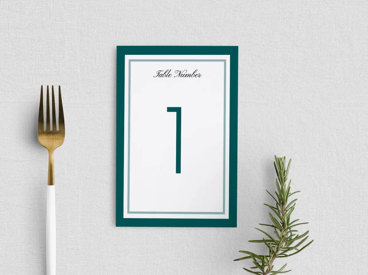 Table Number