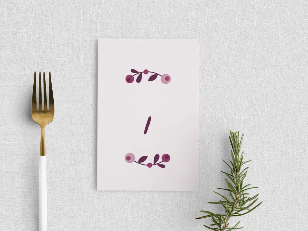 Table Number