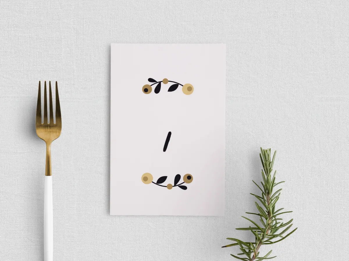 Table Number