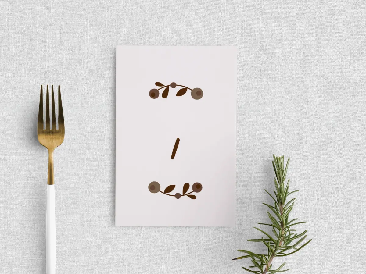 Table Number