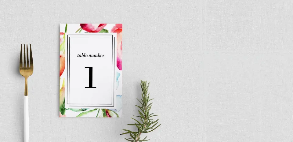 Table Number