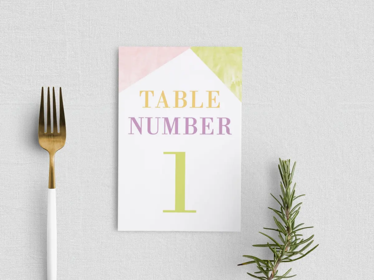 Table Number