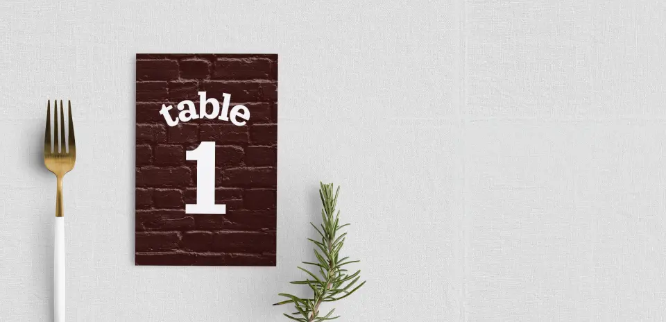 Table Number