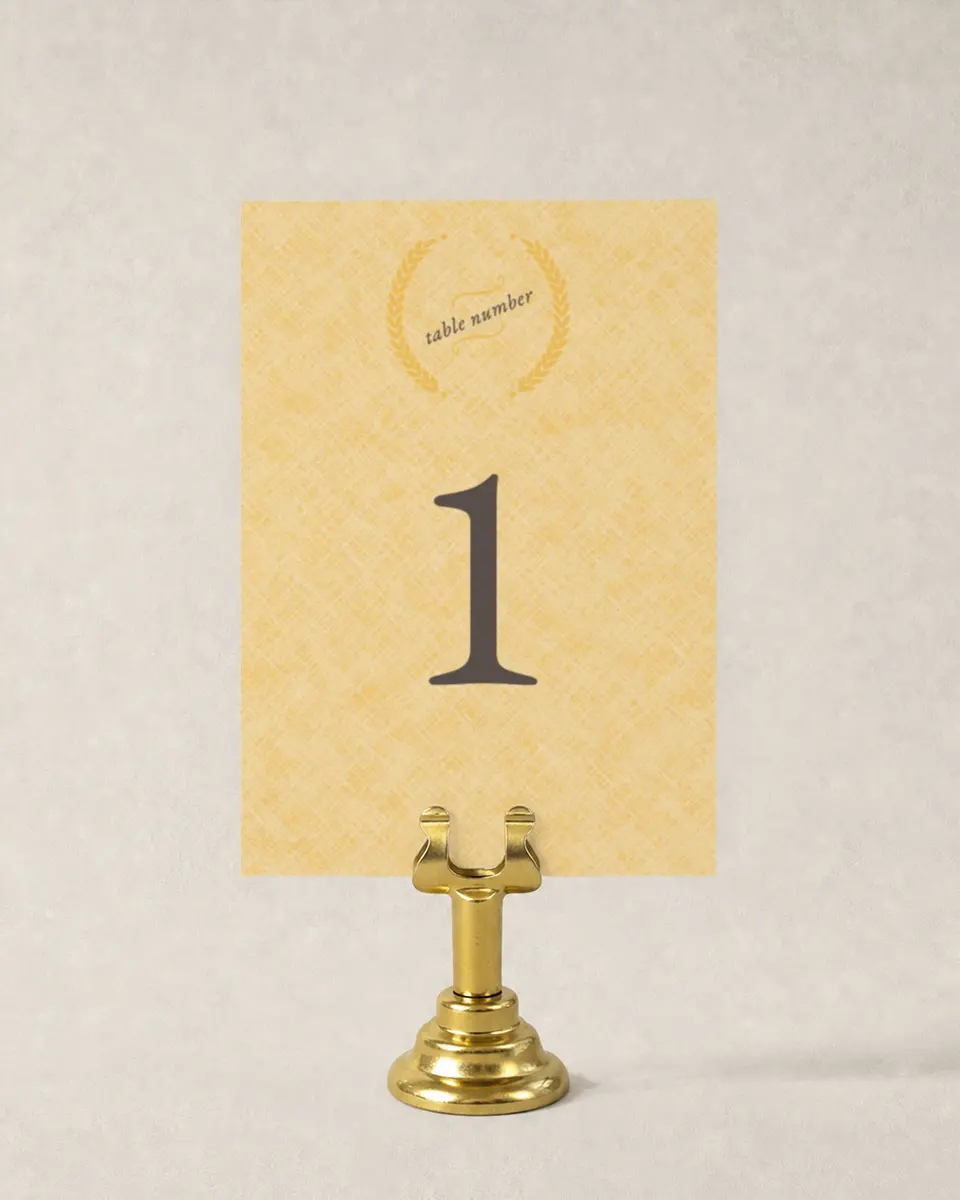 This is a 3½" x 5" Wedding Table Number called Nashville Barn printed in full color