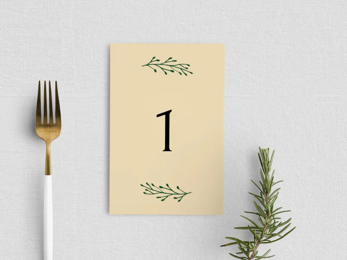 Table Number
