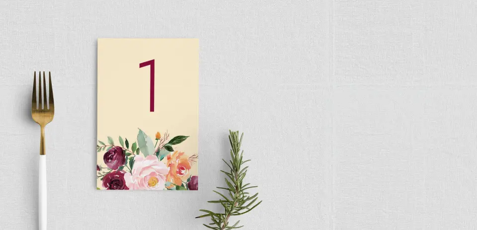 Table Number