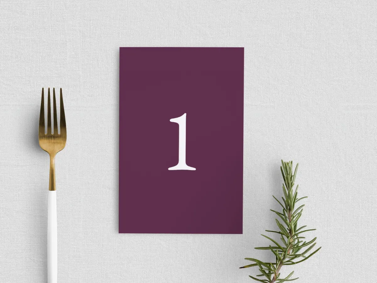 Table Number