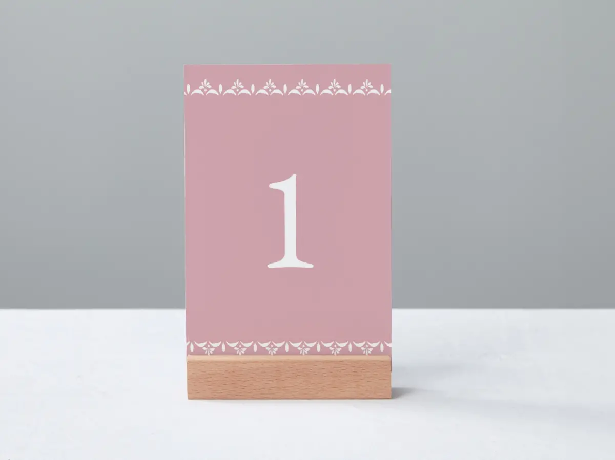 Table Number Into