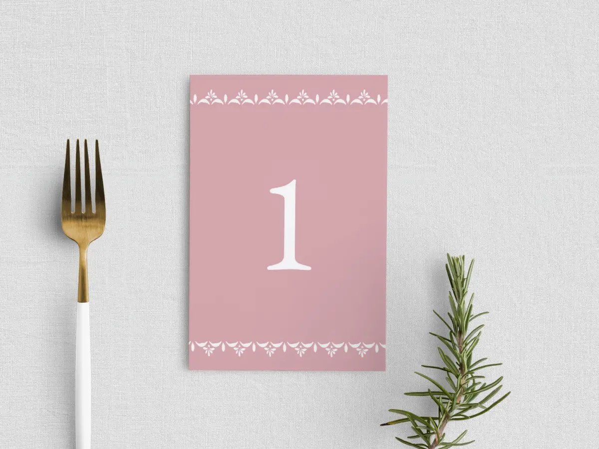 Table Number