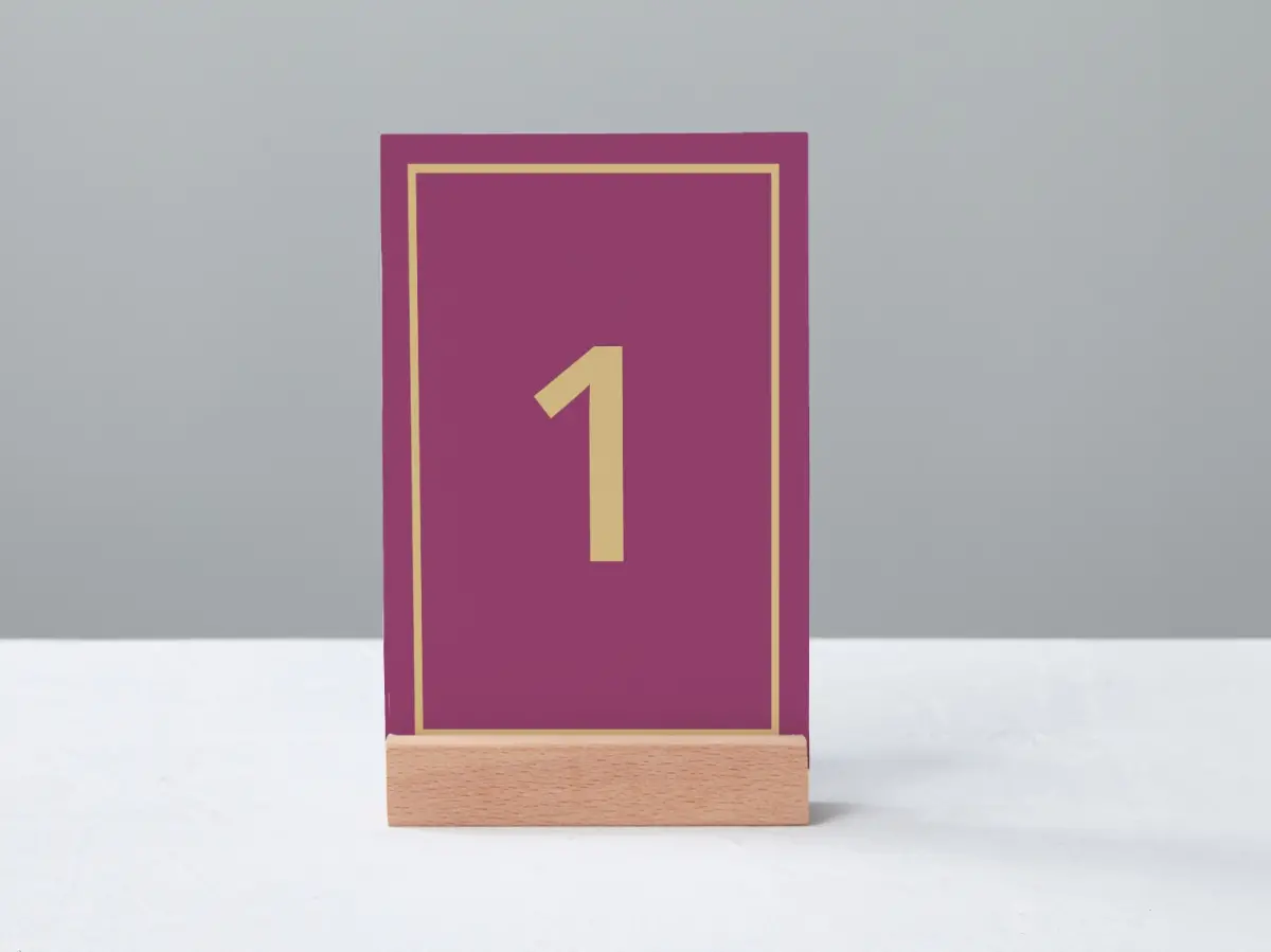 Table Number Into
