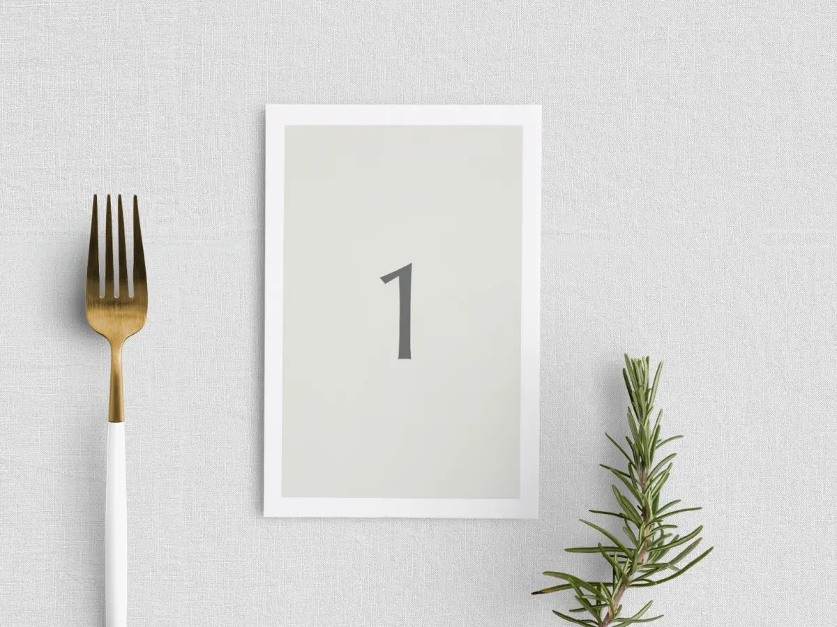 Table Number