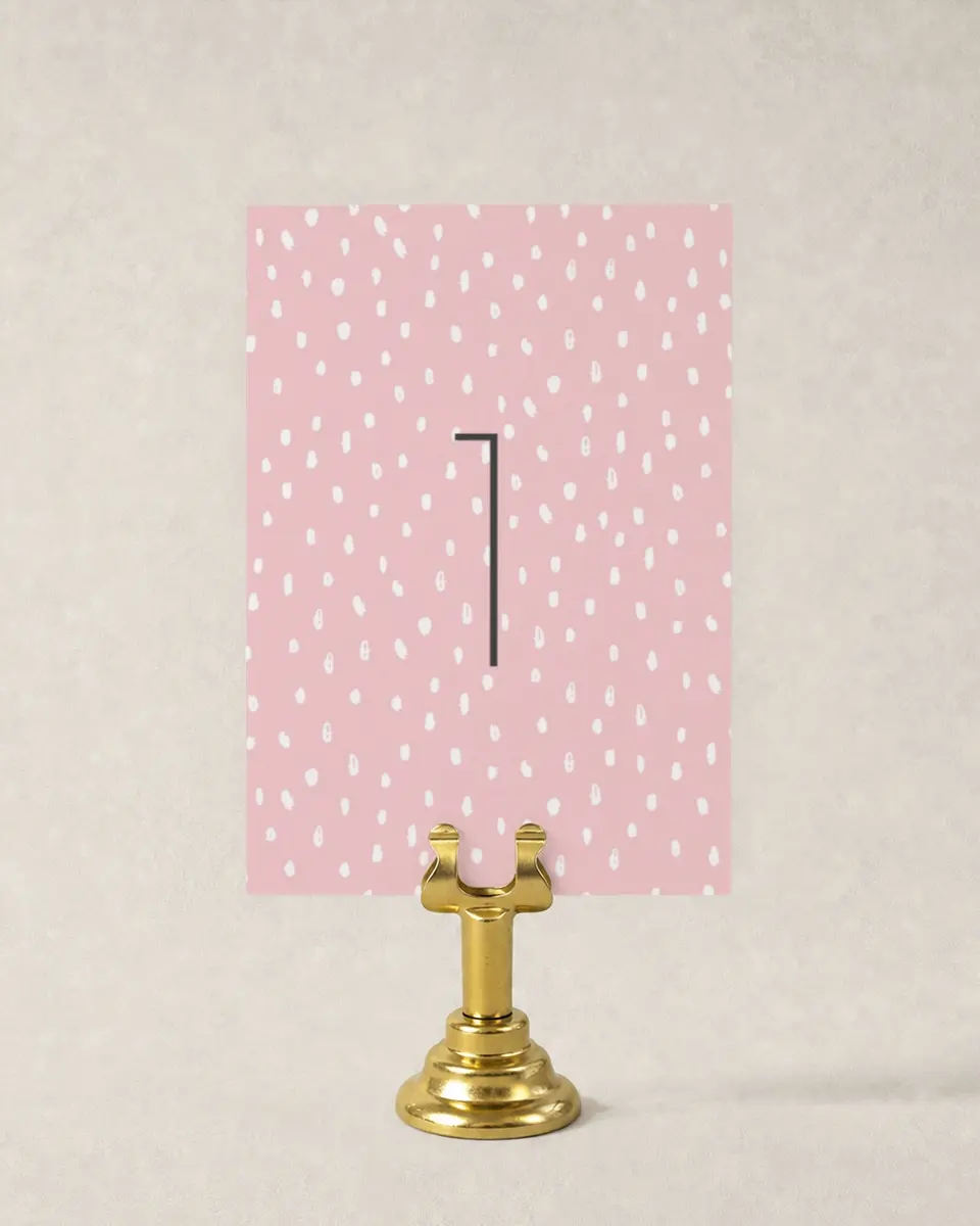 This is a 3½" x 5" Quinceanera Table Number called Fun Fifteen printed in full color