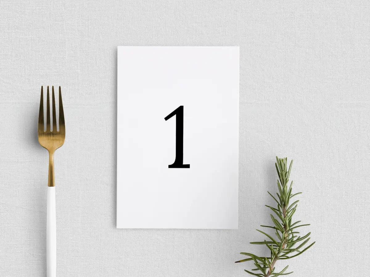 Table Number