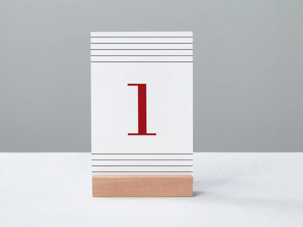 Table Number Into