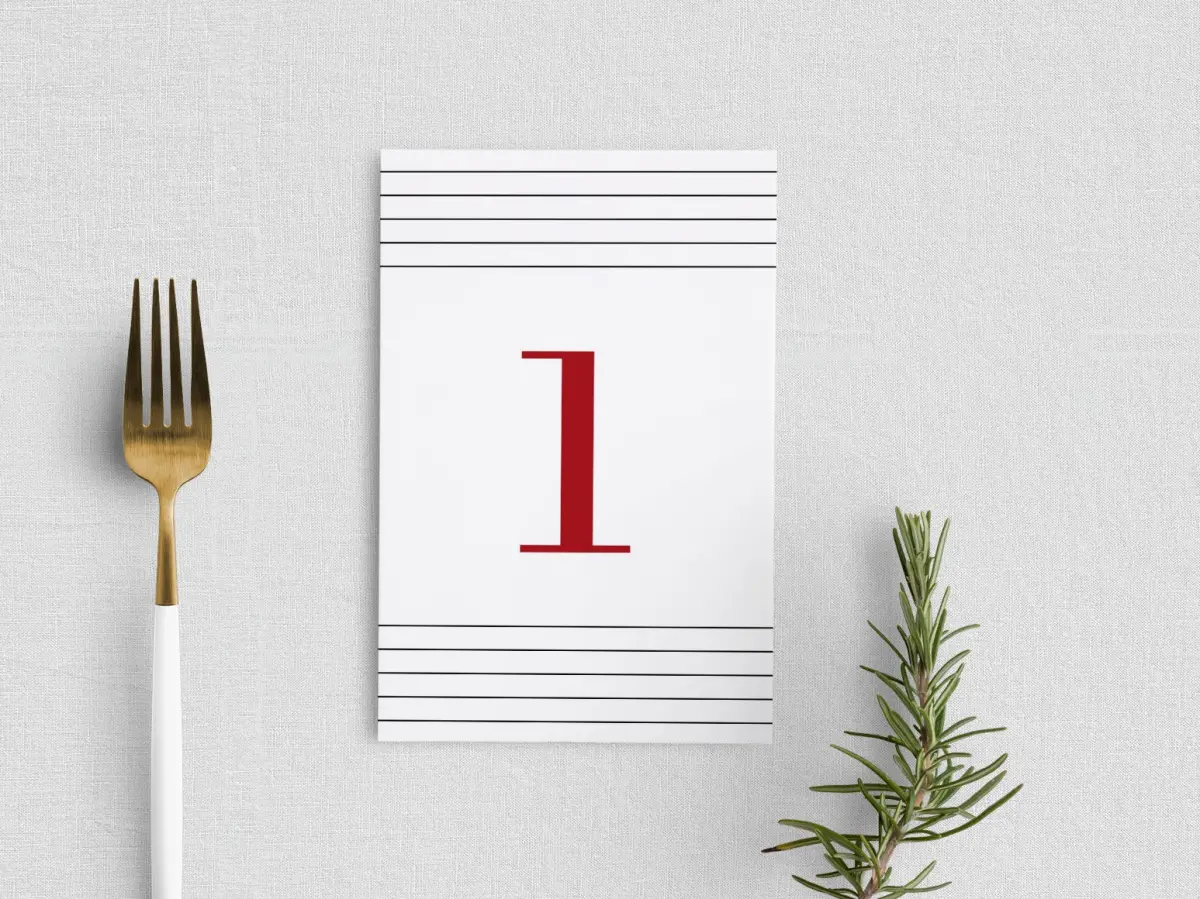 Table Number