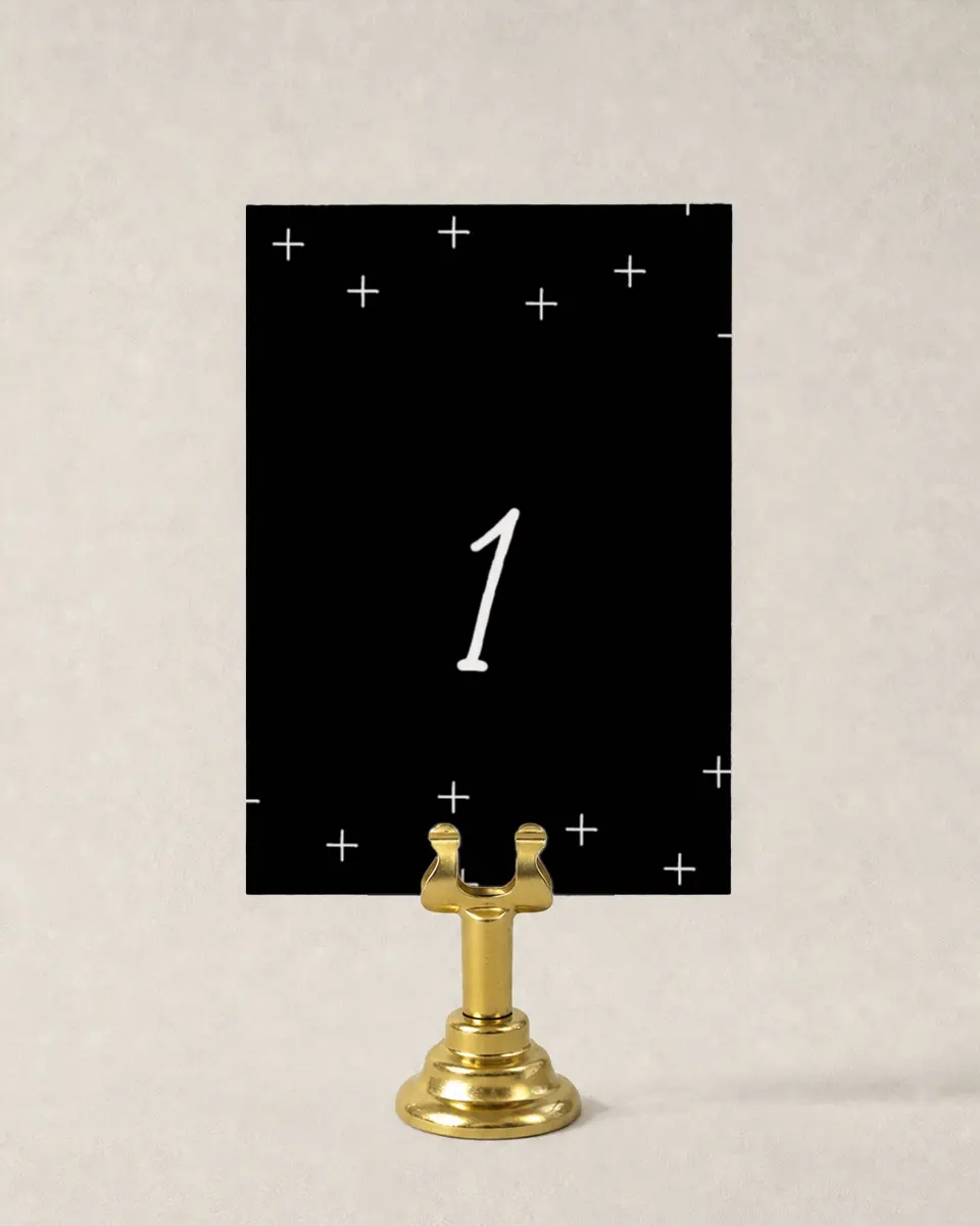 This is a 3½" x 5" Quinceanera Table Number called Radiant Tradition printed in full color