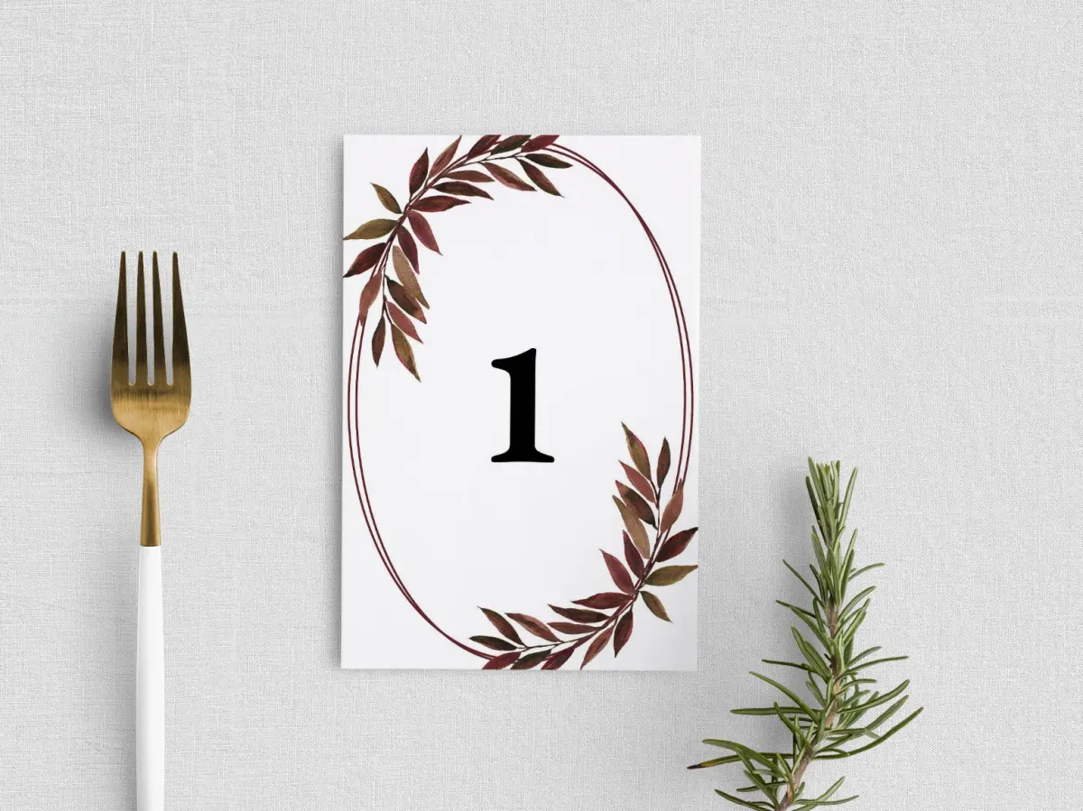 Table Number
