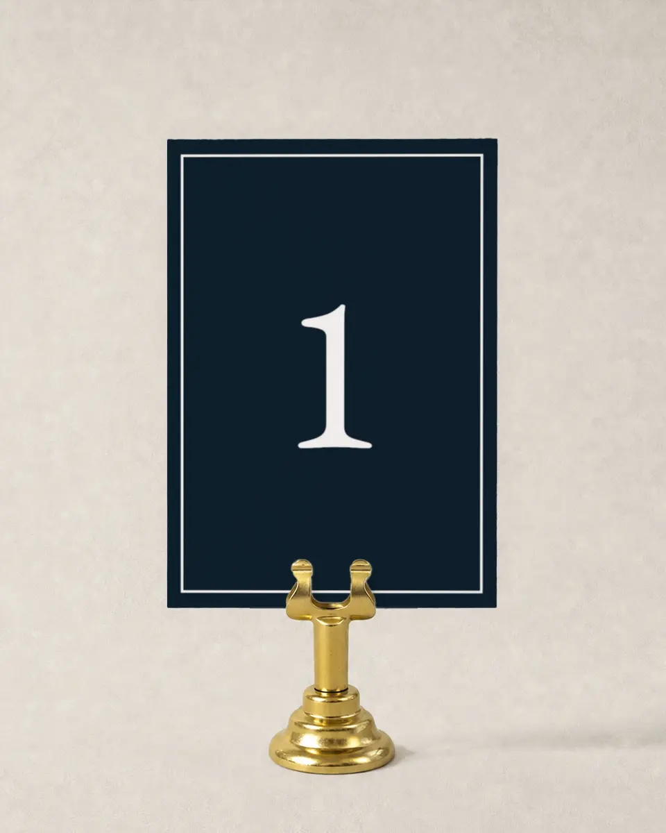 This is a 3½" x 5" Wedding Table Number called Garden Dream printed in full color