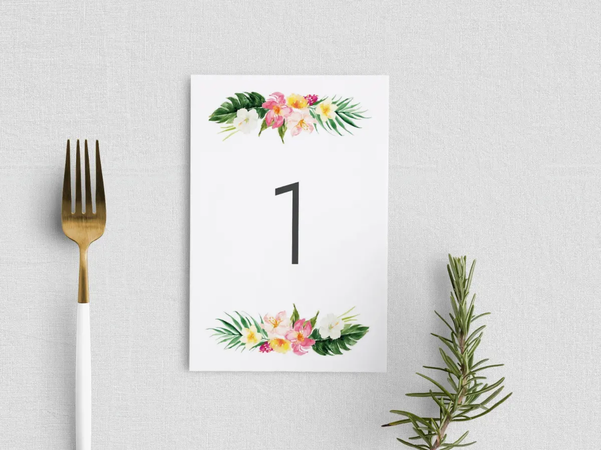 Table Number