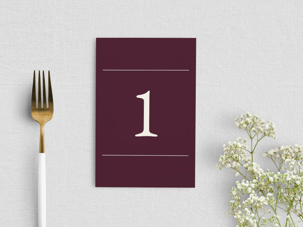 Table Number