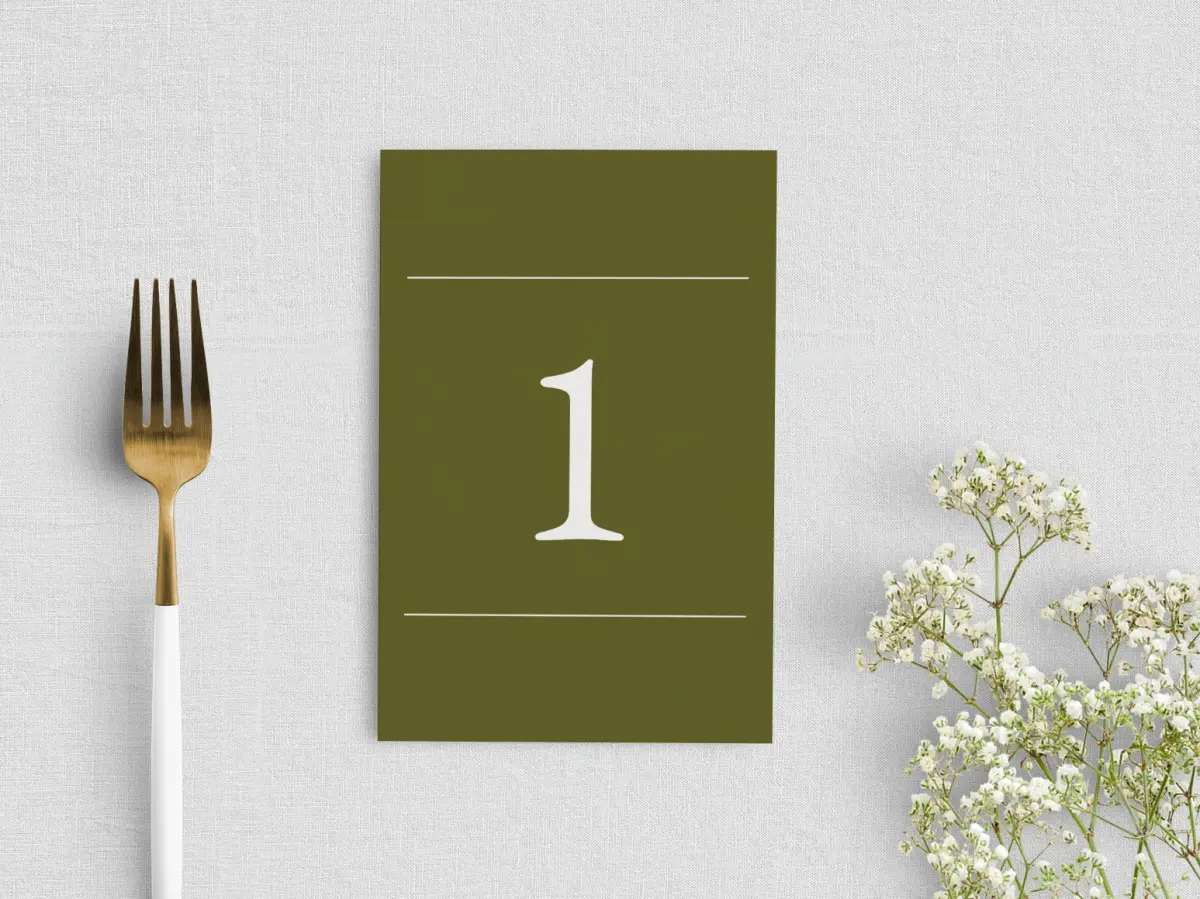 Table Number