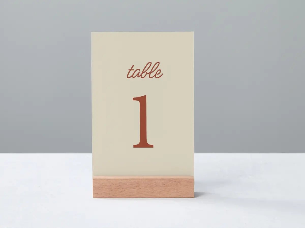 Table Number Into