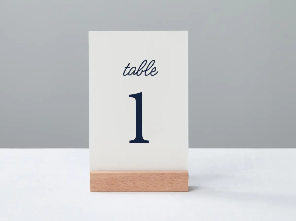 Table Number Into